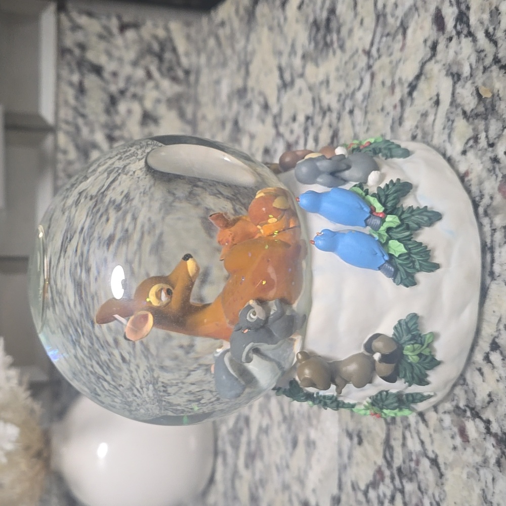 Disney Bambi Snow Globe with Forest Friends - Picture 5 of 8